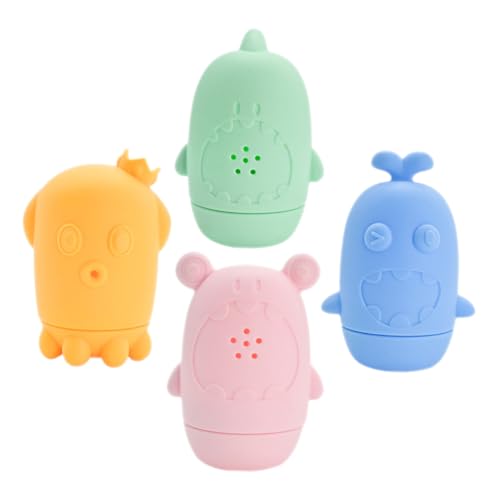 Kisangel 4 Stück Poolspielzeug Kleine Badespielzeug bevorzugen Cartoon-Badespielzeug Wasserspielung Dusche Badewanne Kinderspielzeug Kieselgel Kisangel 4 Stück Poolspielzeug Kleine Badespielzeug bevorzugen Cartoon-Badespielzeug Wasserspielung Dusche Badewanne Kinderspielzeug Kieselgel von Kisangel