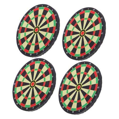 Kisangel 4 Stück Puppenhaus- - dartspiel puppenhaus-zubehör Puppenhaus-Set Zubehör Dartboards Puppenhaus-Mini- - Dartscheibe von Kisangel