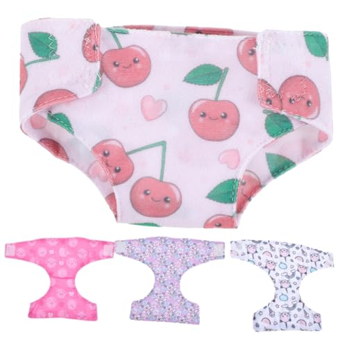 Kisangel 4 Stück Puppenkleidung Puppenhöschen Babypuppe Mädchen Puppenwindeln Puppenunterwäsche Spielzeughöschen Unterhose für Puppe -Rollenhöschen Puppe verkleiden Zubehör Stoff Kisangel 4 Stück Puppenkleidung Puppenhöschen Babypuppe Mädchen Puppenwindeln Puppenunterwäsche Spielzeughöschen Unterhose für Puppe -Rollenhöschen Puppe verkleiden Zubehör Stoff von Kisangel