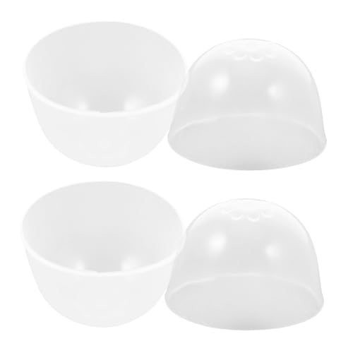 Kisangel 4 Stück Puppenperücken Kopfbedeckungen Für DIY Puppen rutschfeste Haarperücken Abdeckung Feste Perücken Kopfbedeckung Silikon Kopfbedeckung Silikon Kopfbedeckung DIY von Kisangel