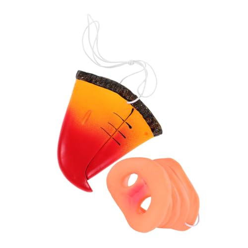 Kisangel 4 Stück Realistische Tiernasen Schwein Papagei Kostüm Nasen Party deko Wiederverwendbar Leicht Halloween Masken für Erwachsene Cosplay Zubehör von Kisangel