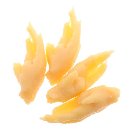 Kisangel 4 Stück Realistisches Teiliges Hühnerfüße Modell Täuschend Echtes Fake Food Modell für Dekoration Vielseitig Einsetzbar als Food Display Hotelplatten Deko und Kinderspielzeug Kisangel 4 Stück Realistisches Teiliges Hühnerfüße Modell Täuschend Echtes Fake Food Modell für Dekoration Vielseitig Einsetzbar als Food Display Hotelplatten Deko und Kinderspielzeug von Kisangel