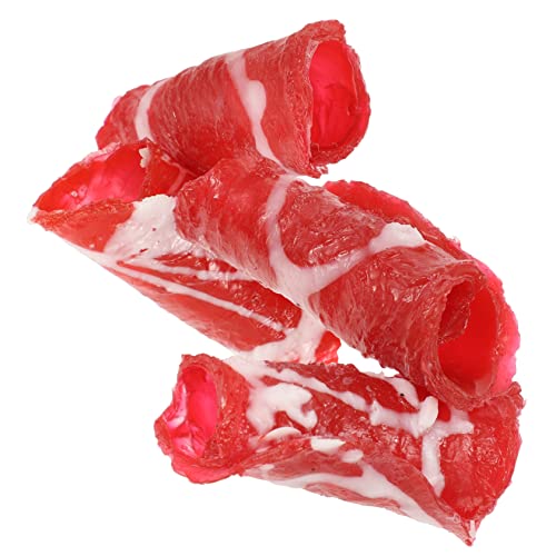 Kisangel 4 Stück Rindfleisch -Rollenmodell Lifelartige Fleischdekoration falsches Fleisch künstlich Figuren gefälscht Simulation von Lebensmittelhandwerk Fleisch Requisiten PVC Kisangel 4 Stück Rindfleisch -Rollenmodell Lifelartige Fleischdekoration falsches Fleisch künstlich Figuren gefälscht Simulation von Lebensmittelhandwerk Fleisch Requisiten PVC von Kisangel