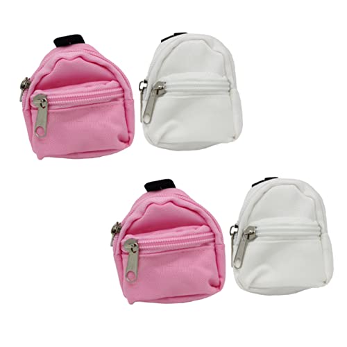 Kisangel 4 Stück Rucksack-Modell Mädchen Mini Doll Bag Regenbogen dekorative Puppenschultasche Miniatur-Schulbedarf Schulbedarf für Puppen Puppenrucksack Mini-Schulsachen Kindertasche Stoff Kisangel 4 Stück Rucksack-Modell Mädchen Mini Doll Bag Regenbogen dekorative Puppenschultasche Miniatur-Schulbedarf Schulbedarf für Puppen Puppenrucksack Mini-Schulsachen Kindertasche Stoff von Kisangel