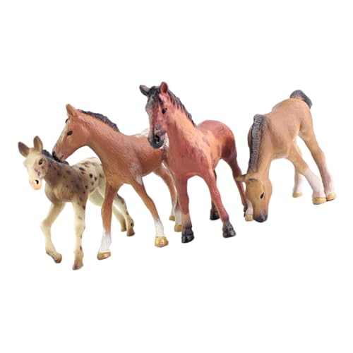Kisangel 4 Stück Simulationspferd Heimdekoration Kinderspielzeug Pferdemodell Miniatur Wohndekoration Pferdedekor Im Autoinnenraum Indoor-pferdedekor Wohnkultur Plastik Brown Kisangel 4 Stück Simulationspferd Heimdekoration Kinderspielzeug Pferdemodell Miniatur Wohndekoration Pferdedekor Im Autoinnenraum Indoor-pferdedekor Wohnkultur Plastik Brown von Kisangel