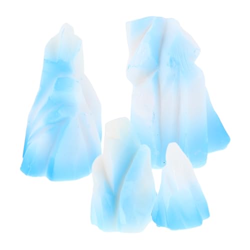Kisangel 4 Stück Simulierte Eisberg -Ornamente Wohnkultur Mini -Eisbergfigur Mikro Dekoration Resin Figuren Langlebige Miniaturen Aquarium Deko Miniaturornamente aus Harz Miniaturfiguren Kisangel 4 Stück Simulierte Eisberg -Ornamente Wohnkultur Mini -Eisbergfigur Mikro Dekoration Resin Figuren Langlebige Miniaturen Aquarium Deko Miniaturornamente aus Harz Miniaturfiguren von Kisangel