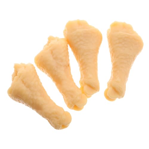 Kisangel 4 Stück Simuliertes Hühnerbeinmodell Simulation Brathähnchen Simulation Gebratene Hähnchenkeulen Gefälschte Hühnerflügel Simulationsfleisch Für Tierklauen Mini-Huhn PVC Kisangel 4 Stück Simuliertes Hühnerbeinmodell Simulation Brathähnchen Simulation Gebratene Hähnchenkeulen Gefälschte Hühnerflügel Simulationsfleisch Für Tierklauen Mini-Huhn PVC von Kisangel