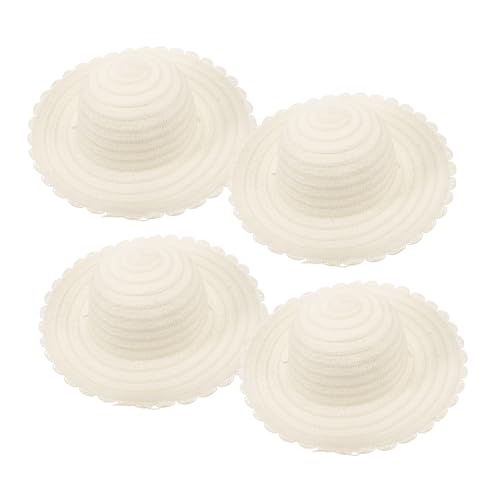 Kisangel 4 Stück Strohhüte basteln Strohabdeckung gewebter Sonnenhut Tea-Party-Hüte Strohkappen Strohhüte zum Bemalen kleine Strohhüte zum Basteln Strohhüte selber Machen Beige Kisangel 4 Stück Strohhüte basteln Strohabdeckung gewebter Sonnenhut Tea-Party-Hüte Strohkappen Strohhüte zum Bemalen kleine Strohhüte zum Basteln Strohhüte selber Machen Beige von Kisangel