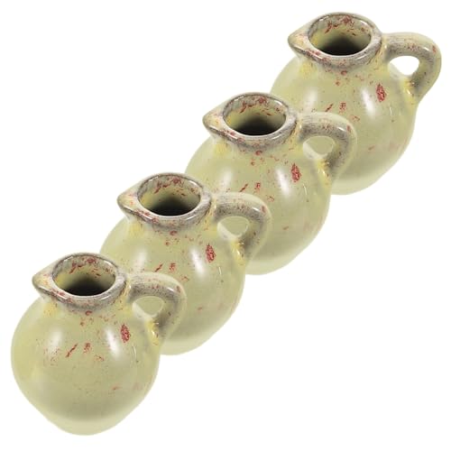 Kisangel 4 Stück Taschenblumentopf Miniatur-Dinge Mini Tontöpfe zum Basteln Mini-Blumentöpfe zum Basteln Minitöpfe für Pflanzen Puppenhaus Topf Minature Dinge Keramik Kisangel 4 Stück Taschenblumentopf Miniatur-Dinge Mini Tontöpfe zum Basteln Mini-Blumentöpfe zum Basteln Minitöpfe für Pflanzen Puppenhaus Topf Minature Dinge Keramik von Kisangel