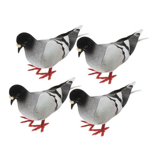 Kisangel 4 Stück Taubenmodell Heimdekoration Taubenspielzeug Taubendekor Simulation Taube Vogeldekoration Moderne Vogelornamente Taubentier Künstliche Taubenfigur Künstliche Kisangel 4 Stück Taubenmodell Heimdekoration Taubenspielzeug Taubendekor Simulation Taube Vogeldekoration Moderne Vogelornamente Taubentier Künstliche Taubenfigur Künstliche von Kisangel