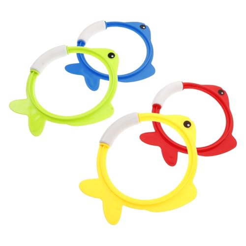 Kisangel 4 Stück Tauchspielzeug Schwimmreifen Schwimmspielzeug Für Fischbecken Wasserspielzeug Ringe Für Poolspielzeug Pool-Ring-Spiel Kleinkind Schwimmen Plastik Kisangel 4 Stück Tauchspielzeug Schwimmreifen Schwimmspielzeug Für Fischbecken Wasserspielzeug Ringe Für Poolspielzeug Pool-Ring-Spiel Kleinkind Schwimmen Plastik von Kisangel