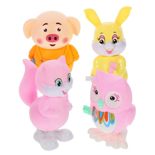 Kisangel 4 Stück Teiliges Aufziehspielzeug Cartoon Tier Spielzeuge Hase Schwein Lustige Mechanik Spielzeuge für Fördert Koordination und Vorstellungskraft Zufällige Farbe Kisangel 4 Stück Teiliges Aufziehspielzeug Cartoon Tier Spielzeuge Hase Schwein Lustige Mechanik Spielzeuge für Fördert Koordination und Vorstellungskraft Zufällige Farbe von Kisangel