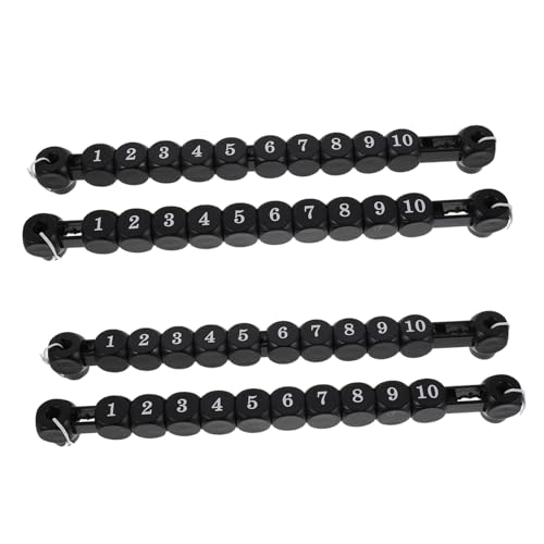 Kisangel 4 Stück Teiliges Foosball Score Counter Zahlen-anzeige Präziser Tischfußball-Punktezähler Einfache Installation Geeignet für Spieler als Ersatz für Tischfußball und Air Hockey von Kisangel