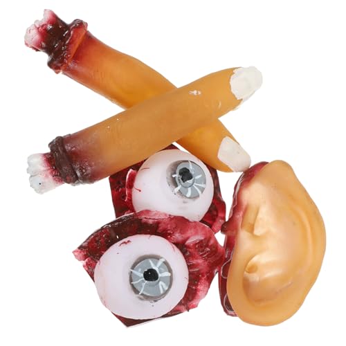 Kisangel 4 Stück Teiliges Halloween Deko mit Gruseligen Fingern Ohren und Augen Horrordekoration für Ihre Halloween Party für Scherze und Gruselige Kisangel 4 Stück Teiliges Halloween Deko mit Gruseligen Fingern Ohren und Augen Horrordekoration für Ihre Halloween Party für Scherze und Gruselige von Kisangel
