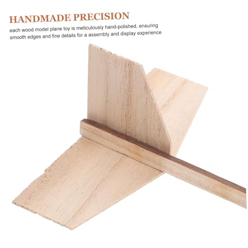 Kisangel 4 Stück Teiliges Holzflugzeug-bausatz mit Vorgefertigten Teilen Kinderfreundliches DIY Holzflugzeug Puzzle Modell Einfach zu Montierender Gleiter für Kreatives Basteln Geburtstags Kisangel 4 Stück Teiliges Holzflugzeug-bausatz mit Vorgefertigten Teilen Kinderfreundliches DIY Holzflugzeug Puzzle Modell Einfach zu Montierender Gleiter für Kreatives Basteln Geburtstags von Kisangel