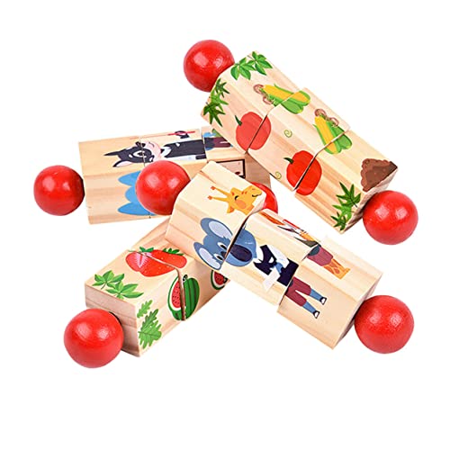 Kisangel 4 Stück Teiliges Lernspielzeug Tier Puzzle für Pädagogisches Holzspielzeug Kognitiven Fähigkeiten und Eltern Interaktion für Zuhause und Schule Kisangel 4 Stück Teiliges Lernspielzeug Tier Puzzle für Pädagogisches Holzspielzeug Kognitiven Fähigkeiten und Eltern Interaktion für Zuhause und Schule von Kisangel
