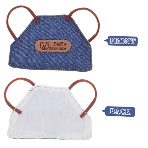 Kisangel 4 Stück Teiliges Mini-Jeans-schürzen für Puppen Retro-inspirierte Niedliche Puppenbäcker-Outfits aus Passgenaue Einfach Anzulegende Mini-schürzen für Puppenhaus-küchenkleidung und Kisangel 4 Stück Teiliges Mini-Jeans-schürzen für Puppen Retro-inspirierte Niedliche Puppenbäcker-Outfits aus Passgenaue Einfach Anzulegende Mini-schürzen für Puppenhaus-küchenkleidung und von Kisangel