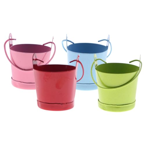 Kisangel 4 Stück Teiliges Mini Metalleimer aus Stabilem Zinnblech Kleine Dekorative Blumentöpfe für Puppenhaus Multifunktionale Miniatur Eimer Bunten Farben Miniatur Deko und Aufbewahrung Kisangel 4 Stück Teiliges Mini Metalleimer aus Stabilem Zinnblech Kleine Dekorative Blumentöpfe für Puppenhaus Multifunktionale Miniatur Eimer Bunten Farben Miniatur Deko und Aufbewahrung von Kisangel