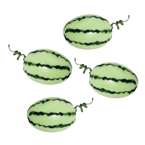 Kisangel 4 Stück Teiliges Mini Wassermelonen aus Resin Realistisch Gestaltete Miniaturfrüchte Detailgetreues für Puppenhäuser Dekoration von Tisch Regal und Geschenkidee Kisangel 4 Stück Teiliges Mini Wassermelonen aus Resin Realistisch Gestaltete Miniaturfrüchte Detailgetreues für Puppenhäuser Dekoration von Tisch Regal und Geschenkidee von Kisangel