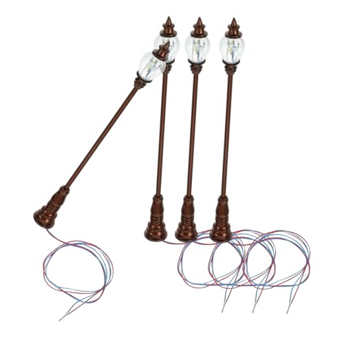 Kisangel 4 Stück Teiliges Miniatur Straßenlampen aus Robustem Abs Detailgetreu für Modellbau und Puppenhaus Kompakt für Sandtisch und als für Miniaturfreunde Kisangel 4 Stück Teiliges Miniatur Straßenlampen aus Robustem Abs Detailgetreu für Modellbau und Puppenhaus Kompakt für Sandtisch und als für Miniaturfreunde von Kisangel