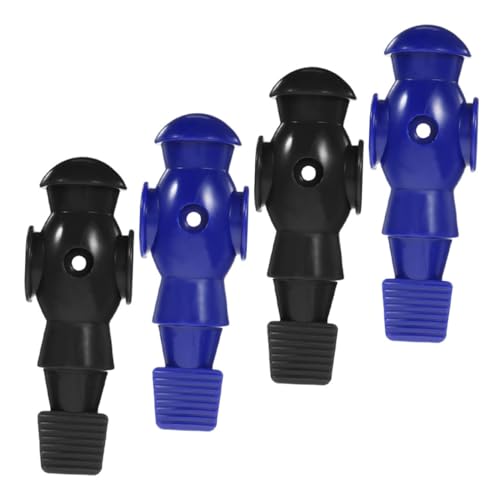 Kisangel 4 Stück Teiliges Tischfußball Ersatzspieler aus Langlebigem PP und Harz Kompatibel mit Standard Kicker Stangen Einfache Montage Detailgetreue Fußballspieler Figuren für von Kisangel