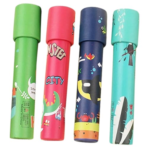 Kisangel 4 Stück Teiliges optisches aus Papier für Sicher und Kreativ Drehbar für Bunte Visuelle Effekte Pädagogisches Entdeckerspielzeug für Jungen und Mädchen Fördert Denken und von Kisangel