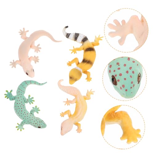 Kisangel 4 Stück Tiermodell- Simulation Gecko-Dekoration Gefälschte Gecko-Figuren Reptilien-tierfiguren Mini-Gecko-Modell Simulation Gecko-Figur Plastik Kisangel 4 Stück Tiermodell- Simulation Gecko-Dekoration Gefälschte Gecko-Figuren Reptilien-tierfiguren Mini-Gecko-Modell Simulation Gecko-Figur Plastik von Kisangel