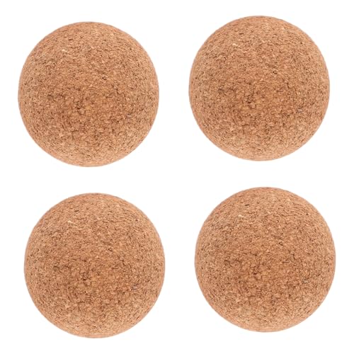 Kisangel 4 Stück Tischfußballbälle Aus Holz Mini Tischkicker Kickertischbälle Fußball Fußbälle Tischplatte Drinnen Erwachsene Verschleißfeste Holzkugeln Hölzern Khaki von Kisangel
