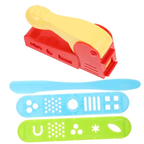 Kisangel 4 Stücke Teiliges Set Knetwerkzeug für DIY Bastelprojekte Kreatives Bunten Farben für Jungen und Fördert Fantasie und Soziale Fähigkeiten Beim Knete von Kisangel