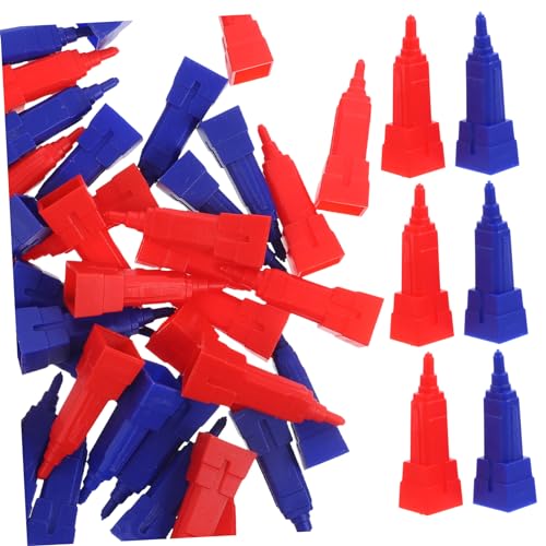 Kisangel 40 Stück Bauen von Erweiterungszubehör Party Brettspielbau Aufbau eines Siegesspiels Kleine Bauspiel-Requisite Brettspiel-Ersatzhaus Ersatzzubehör für Schachspiele Plastik Kisangel 40 Stück Bauen von Erweiterungszubehör Party Brettspielbau Aufbau eines Siegesspiels Kleine Bauspiel-Requisite Brettspiel-Ersatzhaus Ersatzzubehör für Schachspiele Plastik von Kisangel