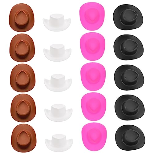Kisangel 40 Stück Mini Cowboyhüte für Basteln Teiliges und Dekoration für Kuchen Puppen und DIY Projekte Robustes Langlebiges Material für Kreative Kisangel 40 Stück Mini Cowboyhüte für Basteln Teiliges und Dekoration für Kuchen Puppen und DIY Projekte Robustes Langlebiges Material für Kreative von Kisangel