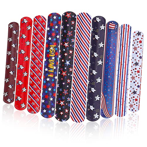 Kisangel 40 Stück Papa-kreis Streifen Patriotisch Unabhängigkeit Bands Armbänder Party Tag Schlagarmband Slap-armband-stütze Schlagbänder Für Pvc Kisangel 40 Stück Papa-kreis Streifen Patriotisch Unabhängigkeit Bands Armbänder Party Tag Schlagarmband Slap-armband-stütze Schlagbänder Für Pvc von Kisangel