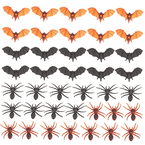 Kisangel 40 Stück Teiliges Halloween Deko Realistischen Spinnen und Fledermäusen Gruselige Partyspielzeuge für Halloween Party Langlebige Horror Deko für Innen und Außen Kisangel 40 Stück Teiliges Halloween Deko Realistischen Spinnen und Fledermäusen Gruselige Partyspielzeuge für Halloween Party Langlebige Horror Deko für Innen und Außen von Kisangel