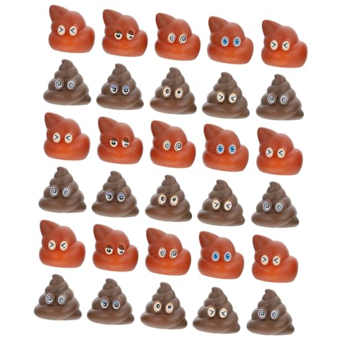 Kisangel 40 Stück Teiliges Lustiges Kacka Realistisches Fake Poop Wurfspiel für Witzige Streich Requisite Leichtes Kunststoffmaterial für Partyspaß und Konzentrationstraining von Kisangel