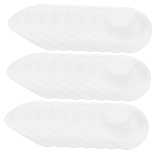 Kisangel 40 Stück Teiliges Mini Cowboyhut Weiß Miniatur Puppenhut DIY Doll Accessoires Leicht Kunststoff Dekoration von Kisangel