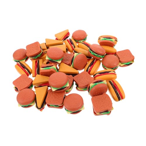 Kisangel 40 Stück Teiliges Realistisches Fast-Food-spielset Hamburger Hot Dog Toast und Sandwich Detailgetreue DIY Essensspielzeuge für Kreatives Rollenspiel und Familienaktivitäten Kisangel 40 Stück Teiliges Realistisches Fast-Food-spielset Hamburger Hot Dog Toast und Sandwich Detailgetreue DIY Essensspielzeuge für Kreatives Rollenspiel und Familienaktivitäten von Kisangel