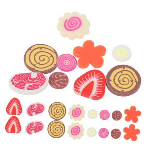 Kisangel 40Er-Packung Teiliges Künstliche Lebensmittel Miniatur Fleischscheiben und Gemüse-Sprinkles Realistische Spielküchen Dekoration Sichere PVC Modelle für DIY Puppenhaus Zubehör Kisangel 40Er-Packung Teiliges Künstliche Lebensmittel Miniatur Fleischscheiben und Gemüse-Sprinkles Realistische Spielküchen Dekoration Sichere PVC Modelle für DIY Puppenhaus Zubehör von Kisangel