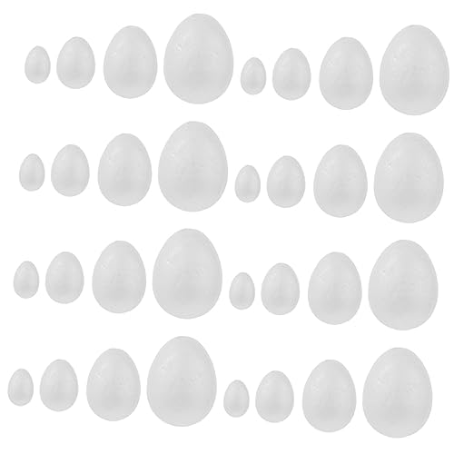Kisangel 40Stücke DIY Ostereier Bastelset Von Schaumeiern Für Sicher Und Stabil Kreative Ostern Und Bastelprojekte von Kisangel