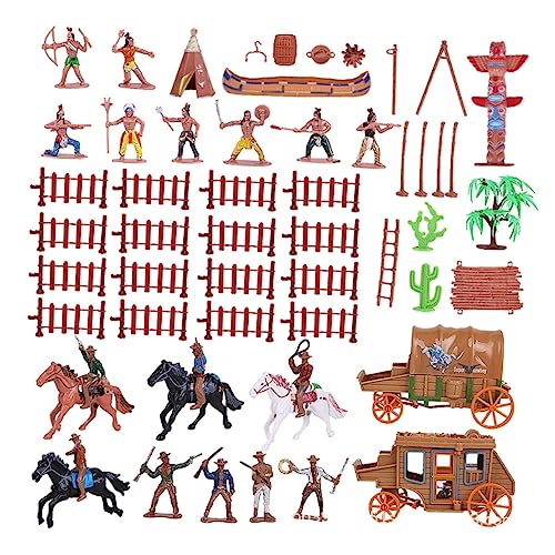 Kisangel 43 Stück Cowboy -Kutschenmodell Mini-Charaktermodelle Figur Modell dekore Miniaturleute Mini -Modelle dekorative Figuren Figurenmodellverzierungen Spielfiguren-Spielsets Plastik Kisangel 43 Stück Cowboy -Kutschenmodell Mini-Charaktermodelle Figur Modell dekore Miniaturleute Mini -Modelle dekorative Figuren Figurenmodellverzierungen Spielfiguren-Spielsets Plastik von Kisangel
