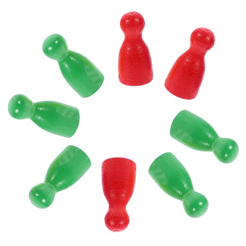 Kisangel 48 Stück Teiliges Holzspielsteine Menschenform für Brettspiele Schach und Tischspielmarkierungen Je und Spielzubehör für Unvergessliche Partys und Unterhaltung von Kisangel