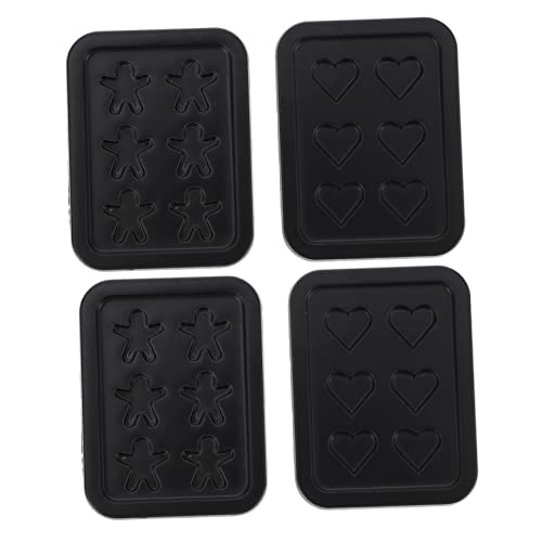 Kisangel Realistisches Mini-kuchenbackformen-Set Backformen Aus Legierung Für Das Puppenhausspiel Von Jungen Und Mädchen von Kisangel