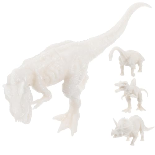 Kisangel 4Stücke Dinosaurier Malset Für Teiliges DIY Modellspielzeug Für Kreative Bastelstunden Fördert Denkfähigkeit Und Fantasie Sicher Und von Kisangel