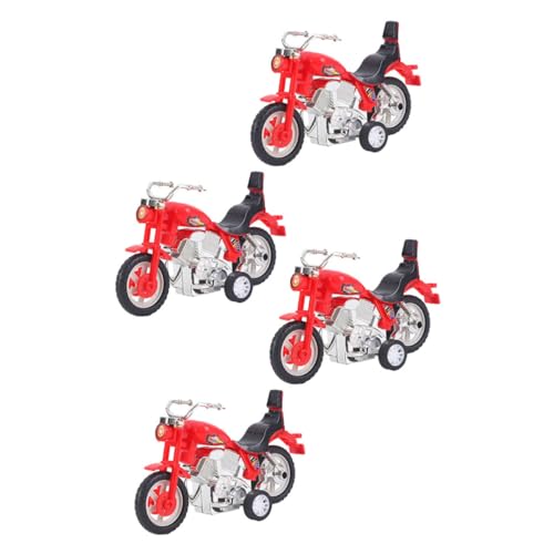 Kisangel 4Stücke Fahrzeug Kunststoff mit Trägheit Zufällige Farben Energieeffizientes für Kreativität und Motorik von Kisangel