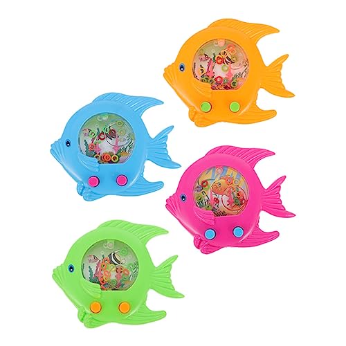 Kisangel 4Stücke Handheld Wasser Ring Kinderspielzeug Für Drinnen Und Draußen Fördert Geschicklichkeit Und Koordination Farbenfrohes Design Für Unvergesslichen Spielspaß von Kisangel