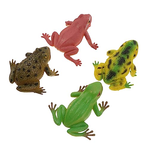 Kisangel 4Stücke Lebensechte Simulationsfrösche Aus Weichem Realistische Frösche Für Garten Heimdekoration Und Miniaturlandschaften Frogs Figuren Für Kreative Deko Kisangel 4Stücke Lebensechte Simulationsfrösche Aus Weichem Realistische Frösche Für Garten Heimdekoration Und Miniaturlandschaften Frogs Figuren Für Kreative Deko von Kisangel