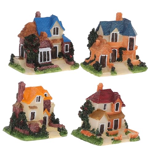 Kisangel 4Stücke Miniaturhaus Dekoration Aus Lebendige Hausornamente Für Miniaturgärten Puppenhäuser Und Kreative Raumgestaltung Vielseitige Resin Figuren Für Heim Kisangel 4Stücke Miniaturhaus Dekoration Aus Lebendige Hausornamente Für Miniaturgärten Puppenhäuser Und Kreative Raumgestaltung Vielseitige Resin Figuren Für Heim von Kisangel