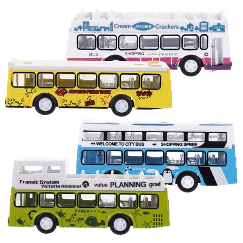 Kisangel 4Stücke Modellbus Zurückziehen Kinderbus Für Jungen Und Geschenkidee Für Jahre Und Älter Simulation Busmodell Kisangel 4Stücke Modellbus Zurückziehen Kinderbus Für Jungen Und Geschenkidee Für Jahre Und Älter Simulation Busmodell von Kisangel