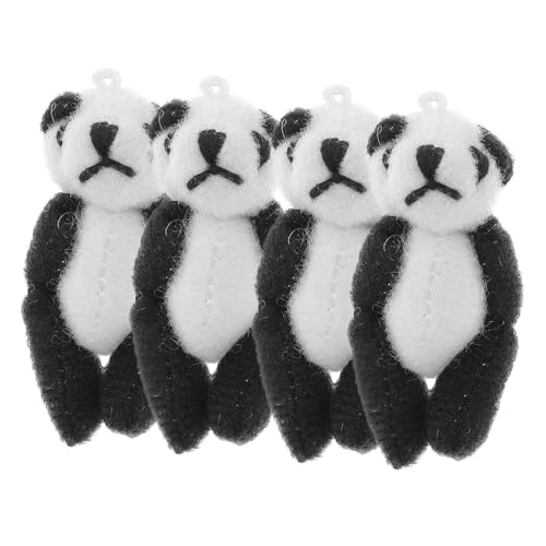 Kisangel 4Stücke Panda Plüschspielzeug Süße Panda Puppen Für Kuscheltier Anhänger Für Kleinkinder Und Panda Kisangel 4Stücke Panda Plüschspielzeug Süße Panda Puppen Für Kuscheltier Anhänger Für Kleinkinder Und Panda von Kisangel