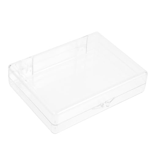 Kisangel 4Stücke Spielkartenhüllen Rechteckige Transparente Aufbewahrungsboxen Für Pokerkarten Kartenclips Und Karten Langlebig Und Leicht Für Innen Und Außeneinsatz von Kisangel