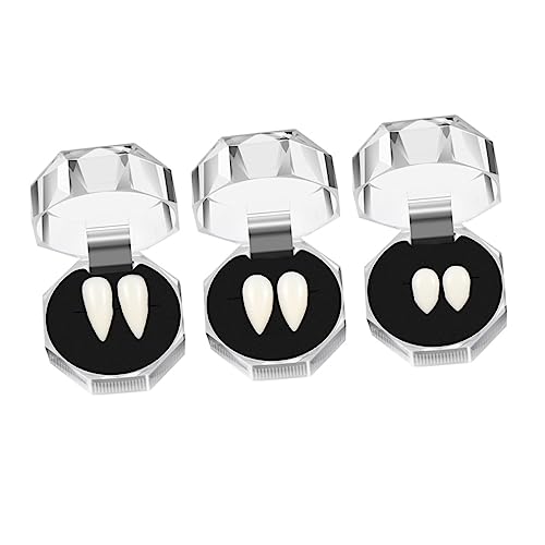 Kisangel 4Stücke Teiliges Halloween Zahnersatz Nützliche Prothesen Für Gruselige Cosplay Requisiten Für Partys Und Festivals Für Erwachsene Jahre Kisangel 4Stücke Teiliges Halloween Zahnersatz Nützliche Prothesen Für Gruselige Cosplay Requisiten Für Partys Und Festivals Für Erwachsene Jahre von Kisangel